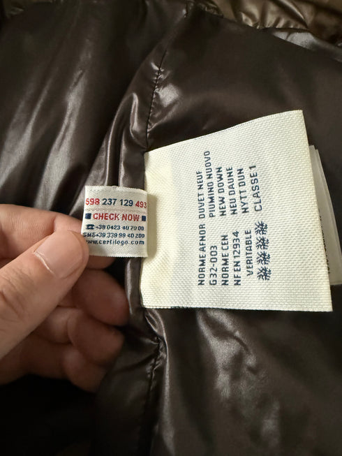 Moncler Zillertal Jacket Size 5 Beige